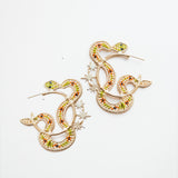 Star Bound Serpent Hoops