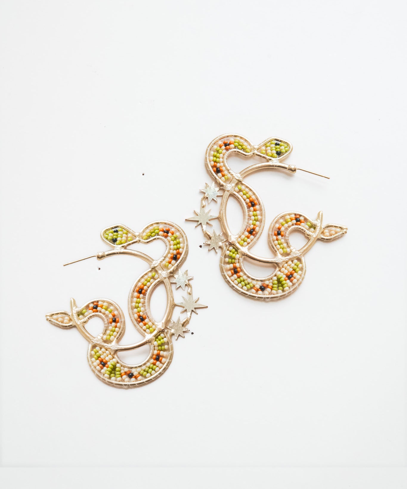 Star Bound Serpent Hoops