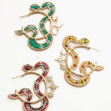 Star Bound Serpent Hoops