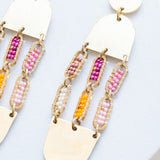 Orla Drops- Pinks & Oranges
