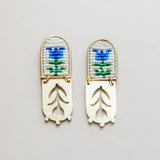 Floralie- Blue & White