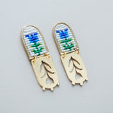 Floralie- Blue & White