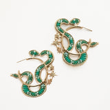Star Bound Serpent Hoops