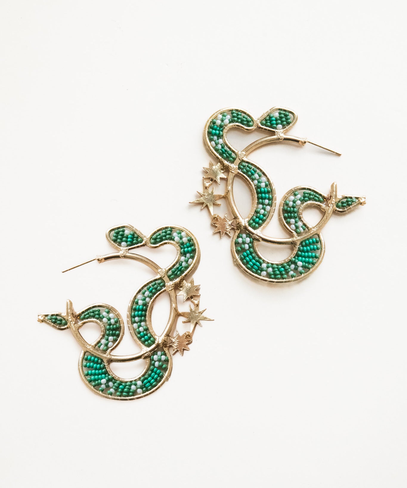 Star Bound Serpent Hoops