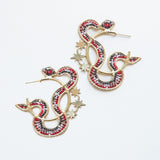 Star Bound Serpent Hoops