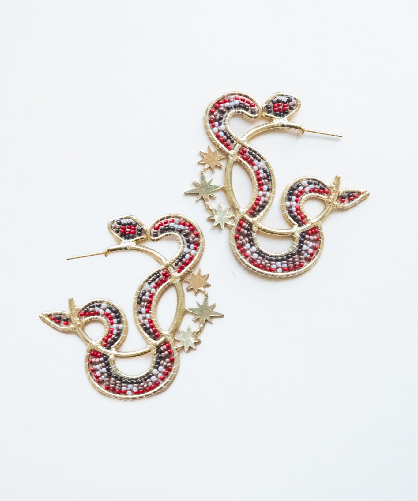 Star Bound Serpent Hoops