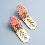 Floralie- Pink & Orange