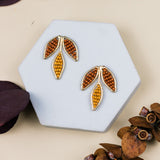 Ismini Leaf Studs