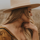 Autumn Feuille Hoops