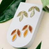 Ismini Leaf Studs