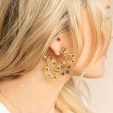 Star Bound Serpent Hoops