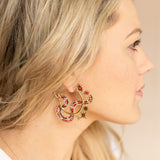Star Bound Serpent Hoops
